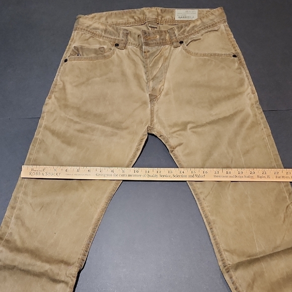 Diesel Men's Slim Fit Button Fly Jeans - Classic Brown - Picture 9 of 9